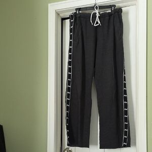 PINK Victoria's Secret Charcoal Joggers with Logo Stripe Boxer Cut